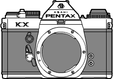 PENTAX KX Front