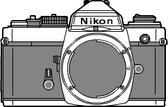 Nikon FE Front